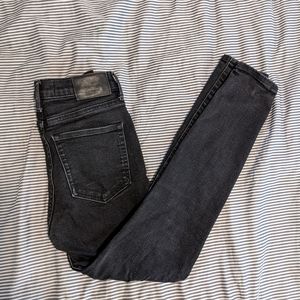 Everlane Black High Rise Skinny Jeans